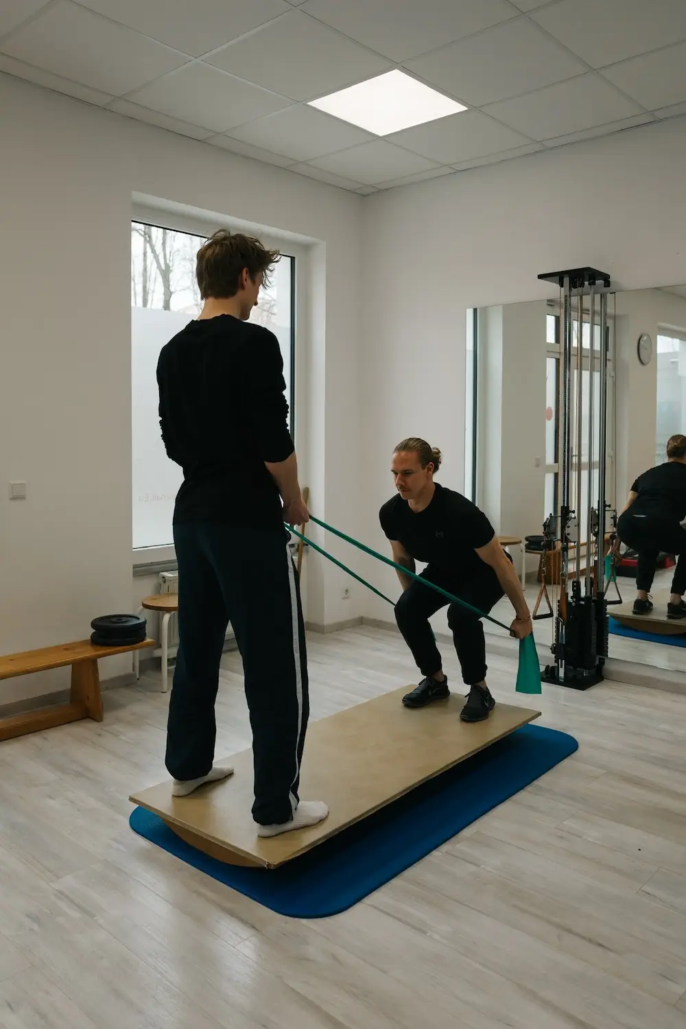Koordinationstraining auf dem Balanceboard